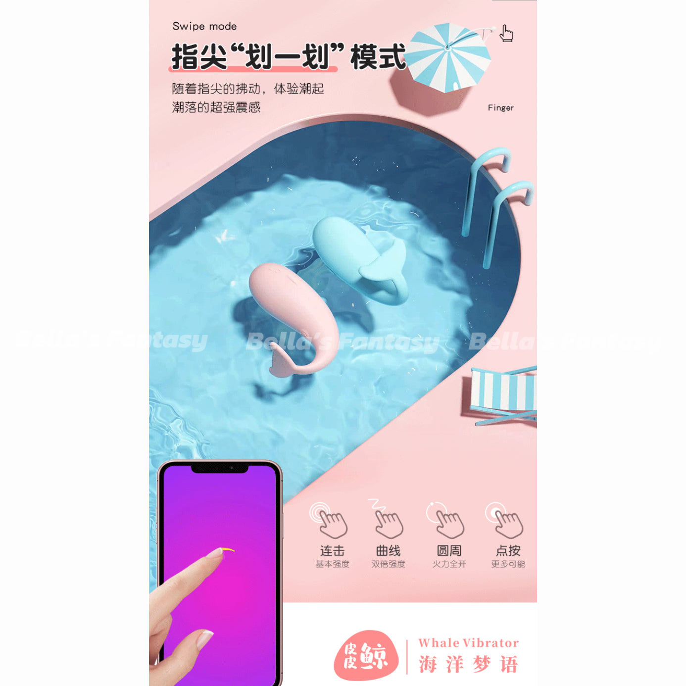 Bella’s Fantasy APP Remote Control Adult Massager Erotic Vibrator Mini Egg Wearble G Spot Stimulator Toy For Couple