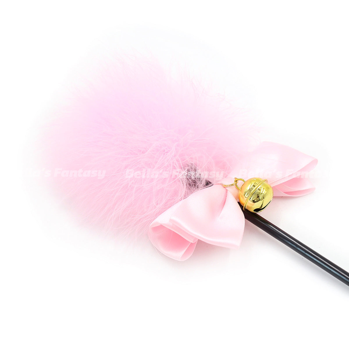 Bella’s Fantasy Spank Feather Flirt Toy BDSM Adult Games Furry Sexy Whip Pink