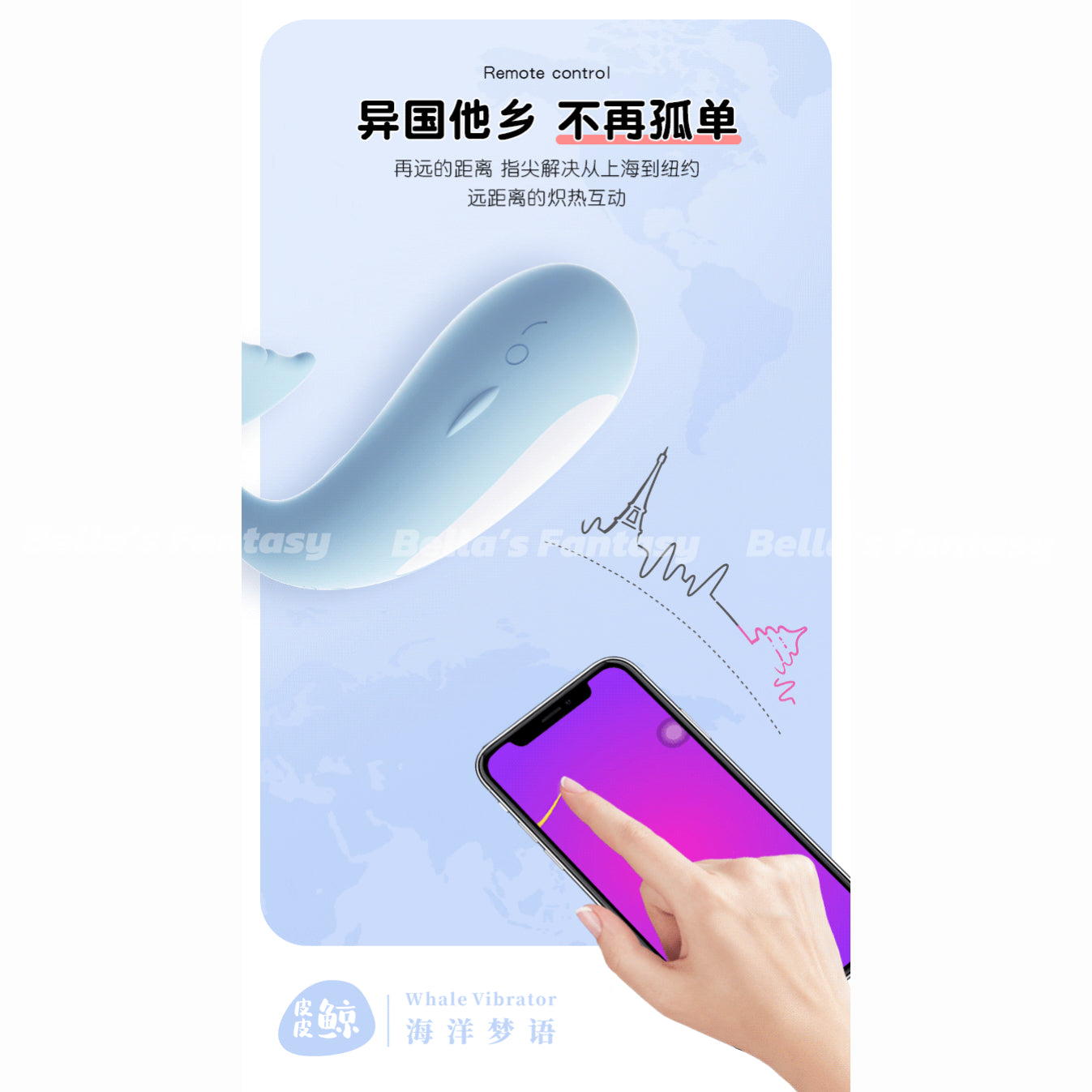 Bella’s Fantasy APP Remote Control Adult Massager Erotic Vibrator Mini Egg Wearble G Spot Stimulator Toy For Couple
