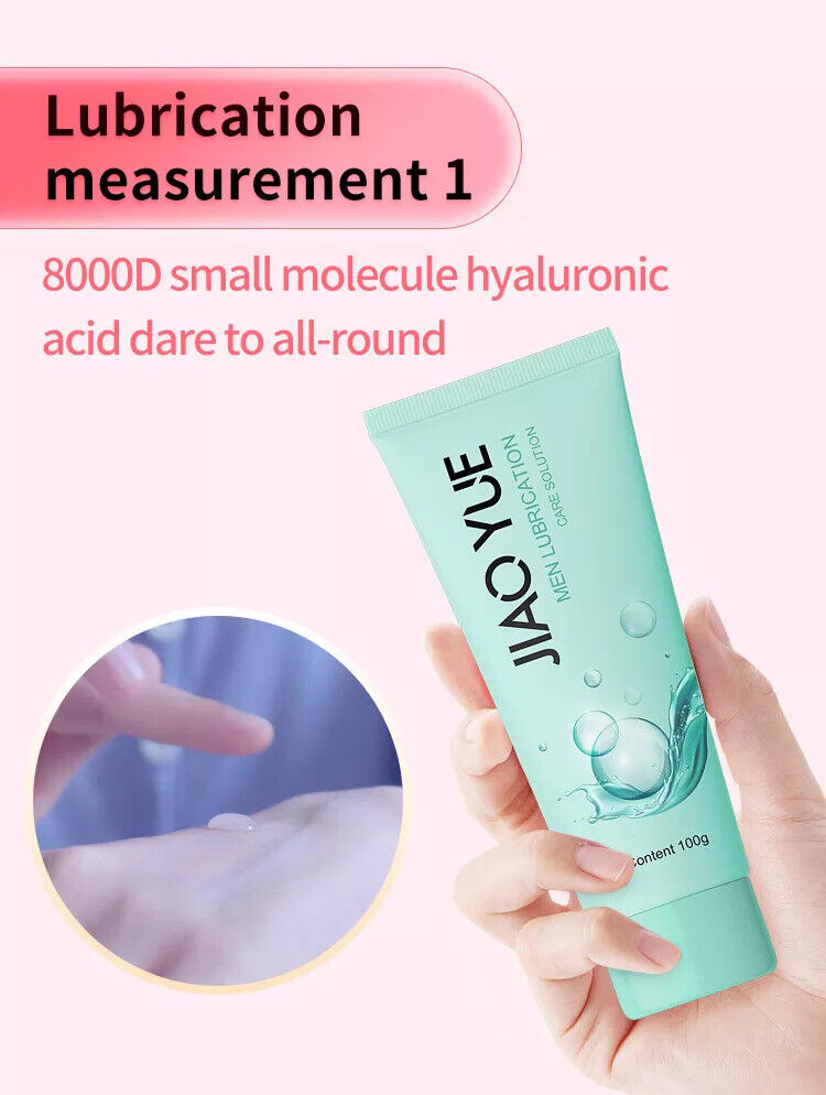 Jiaoyue Lubricant Molecule Hyaluronic Acid Nourishes Private Parts Men and Women Lubricant 1pc 100g